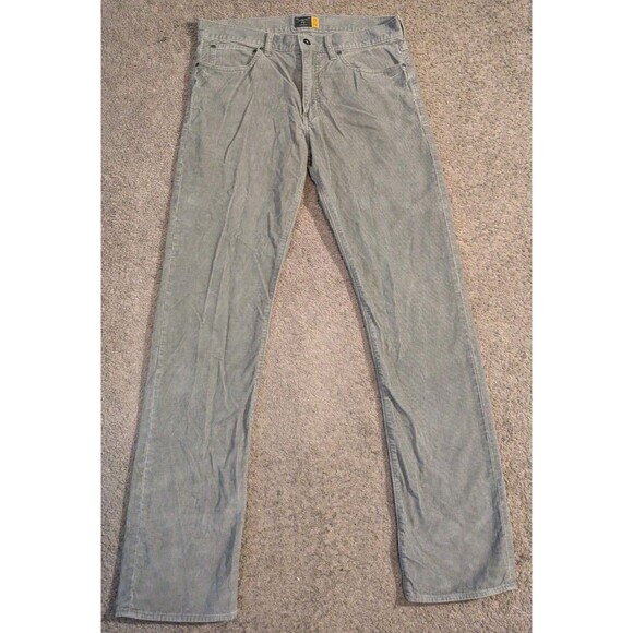 J.CREW Other - J.Crew 770 Straight Fit Gray Corduroy Chino Pants Men's 32x34